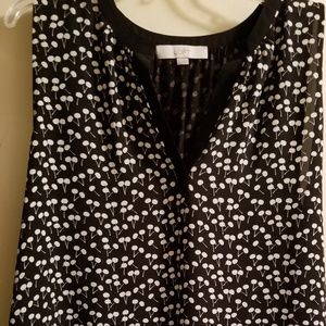 Loft sleeveless blouse
